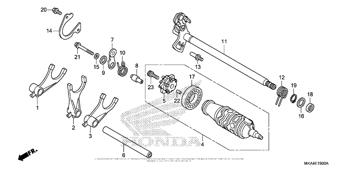 Gearshift Drum (1)