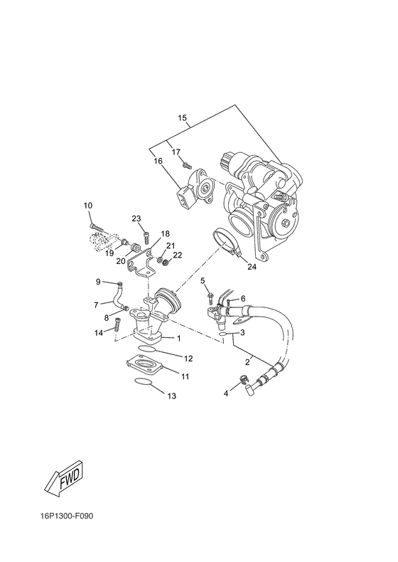 VP125 Впускная система 2