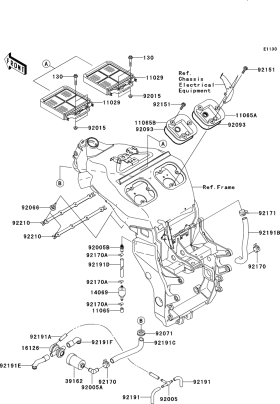 Air cleaner(b1h/b2h)