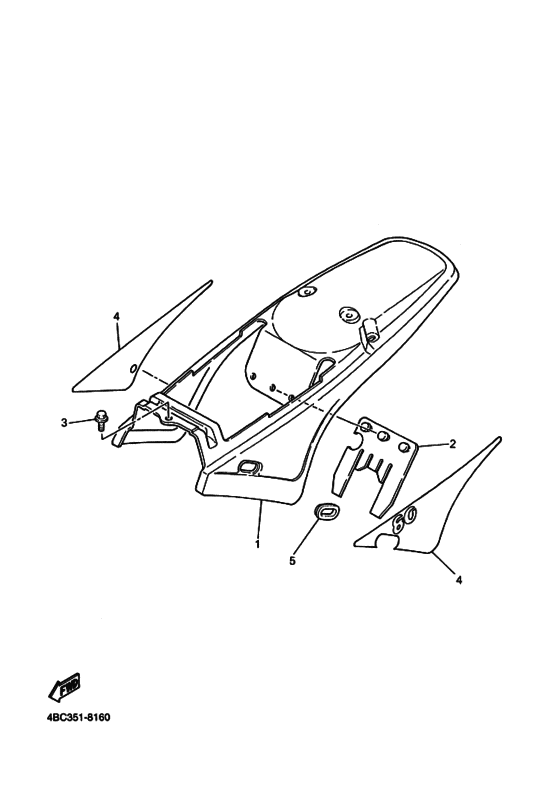 PW80 Боковая крышка