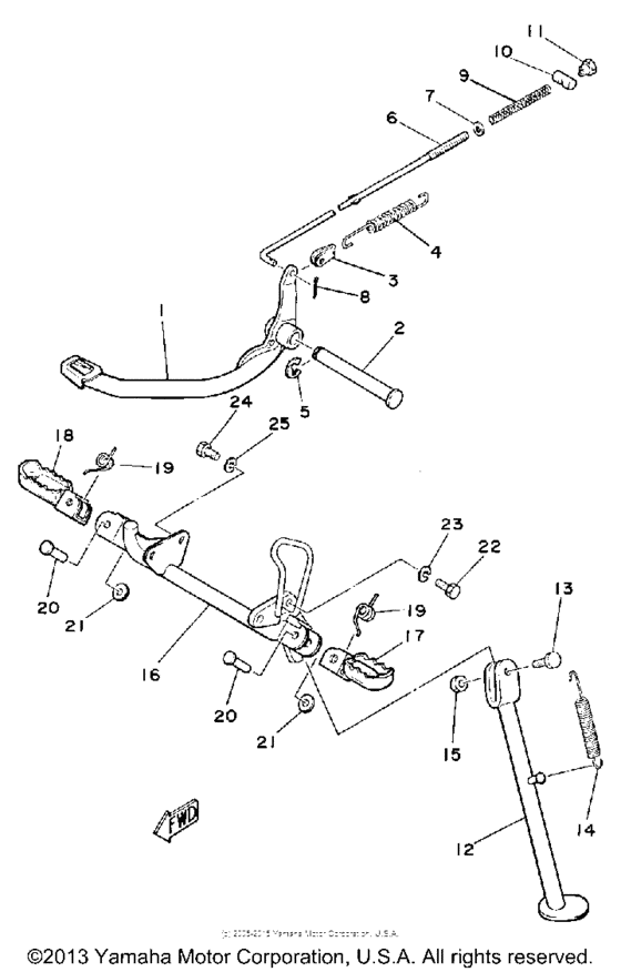 Stand - footrest