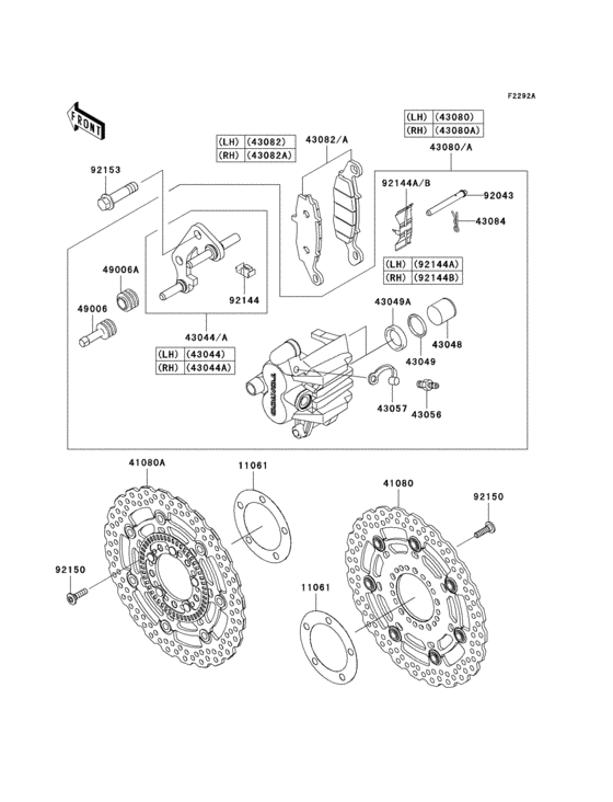 Front brake(b9f)