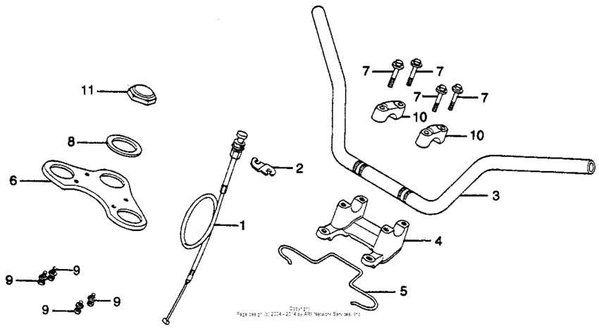 Handlebar + top bridge