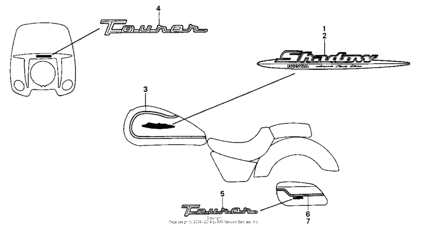 VT1100T Stripes + marks