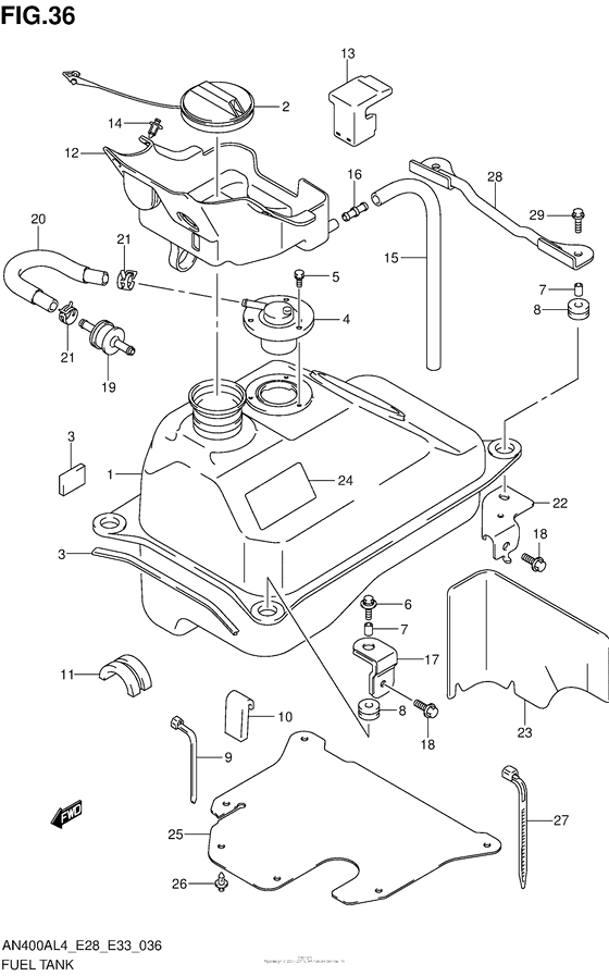 Fuel Tank (An400Al4 E33)