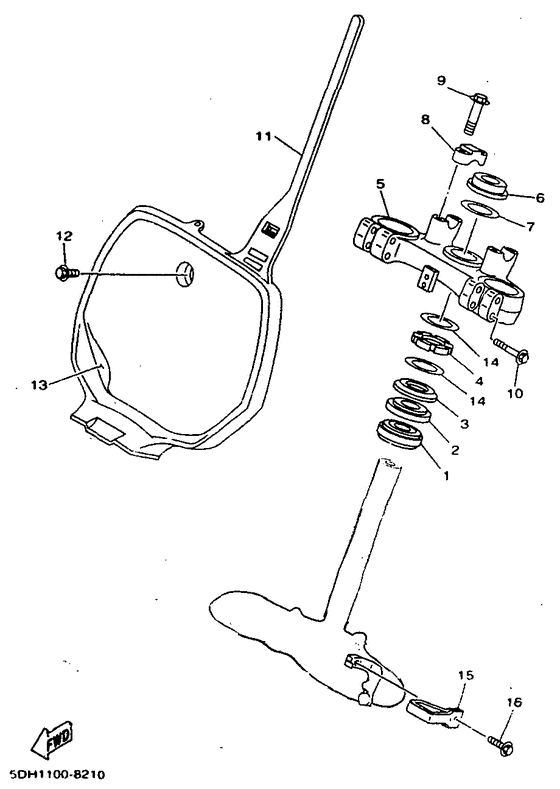 WR250Z Управление