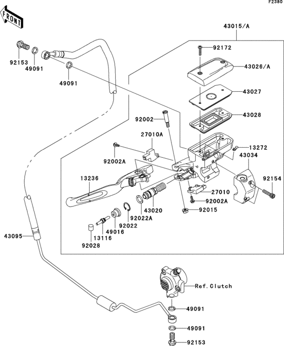 VN1700 Цилиндр сцепления