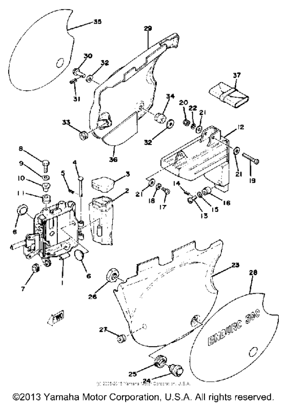 Side cover - battery box