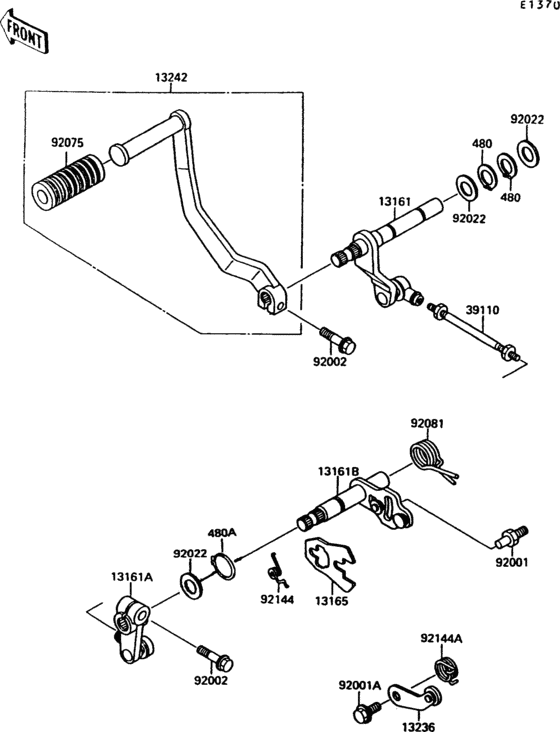 VN1500 Механизм переключения передач