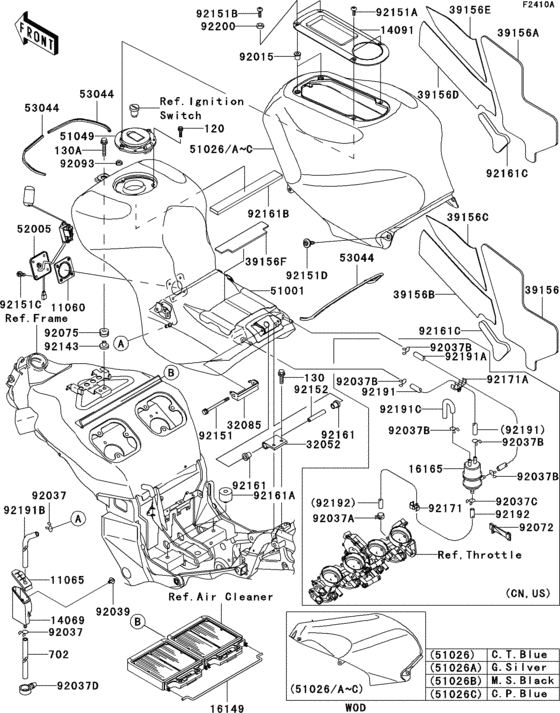 Fuel tank(1/2)(b3/b4)