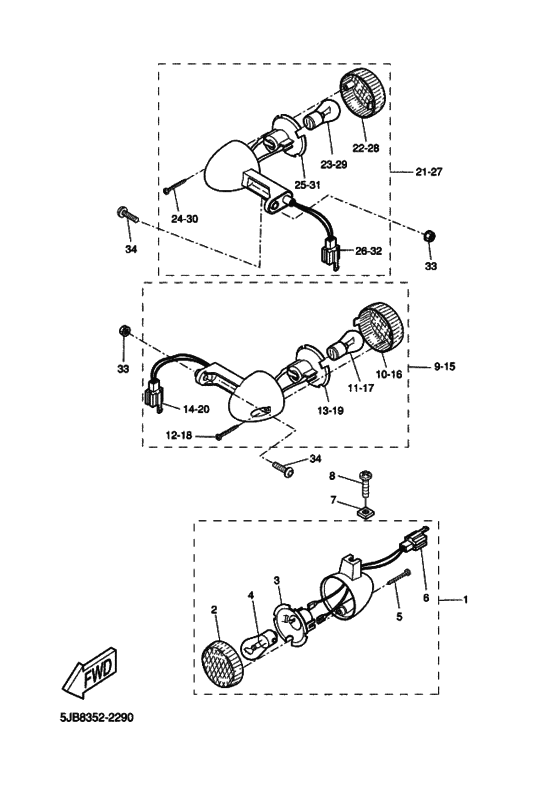 YH50 Проблесковый световой сигнал