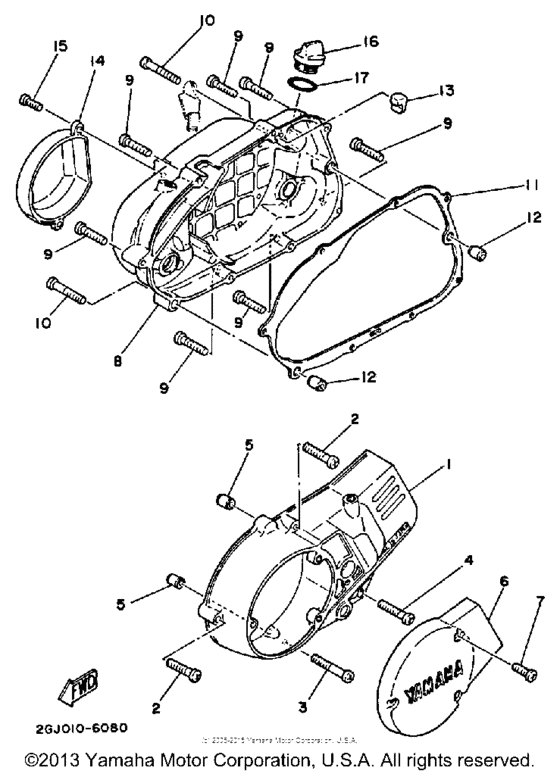 YSR50W Боковые крышки