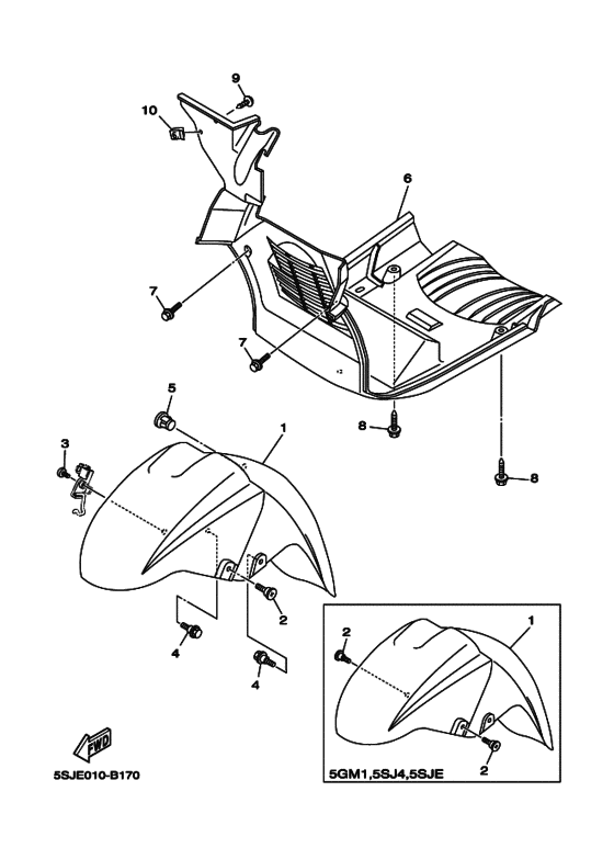 YP250C ﾌｴﾝﾀﾞ
