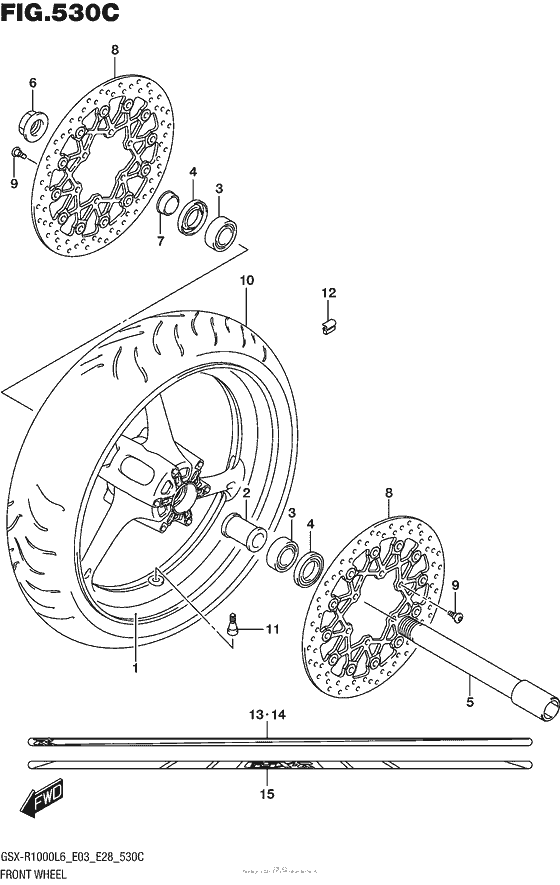 Front Wheel (Gsx-R1000L6 E33)