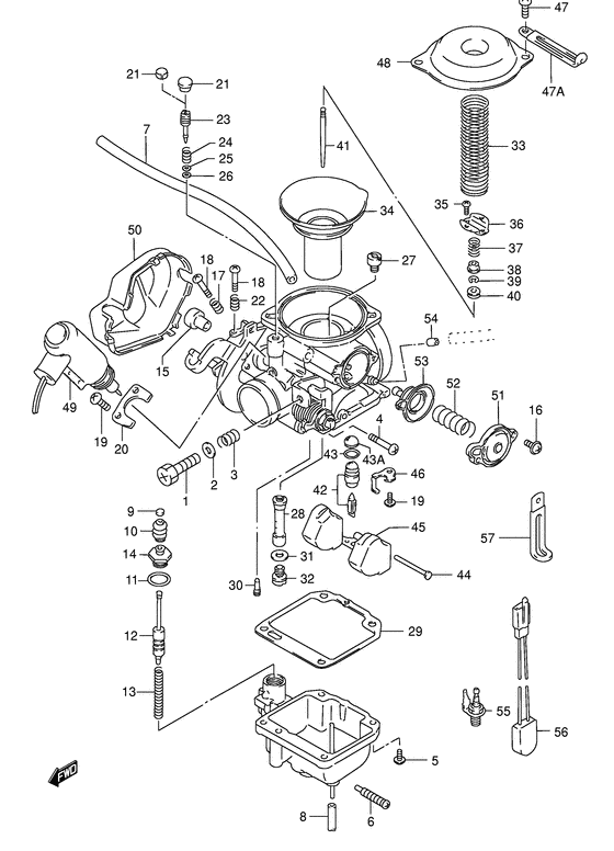 Carburetor assy