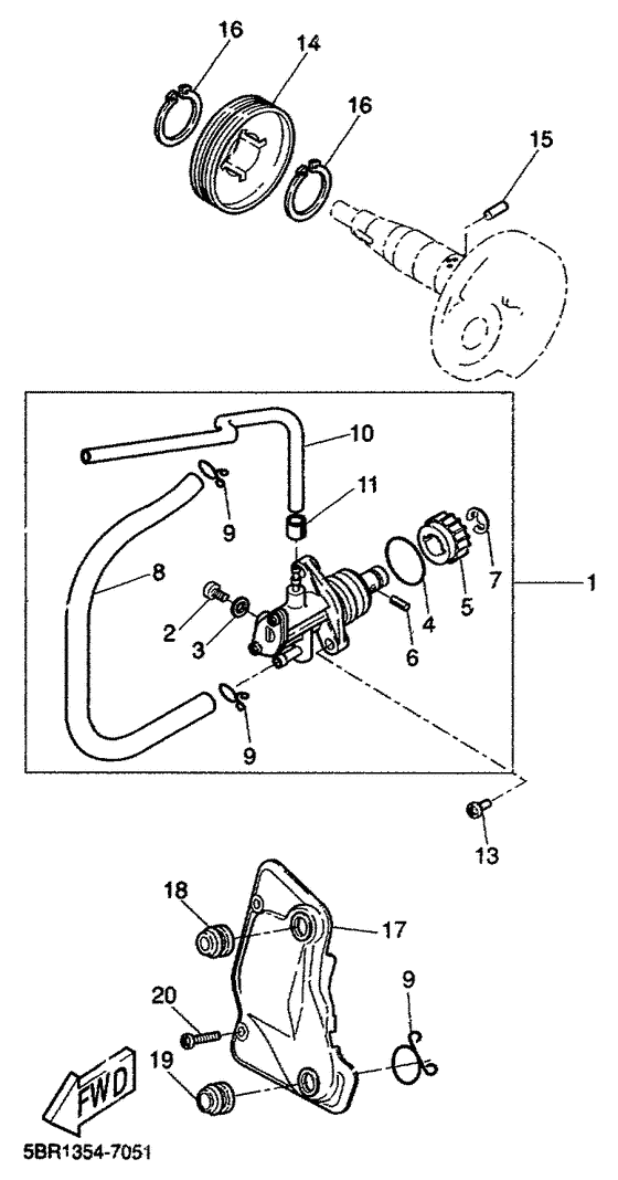 YQ50 Масляный насос
