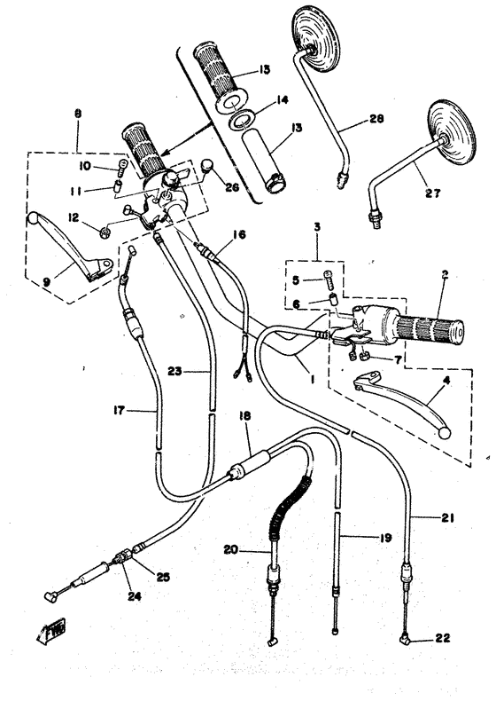 Handle. wire