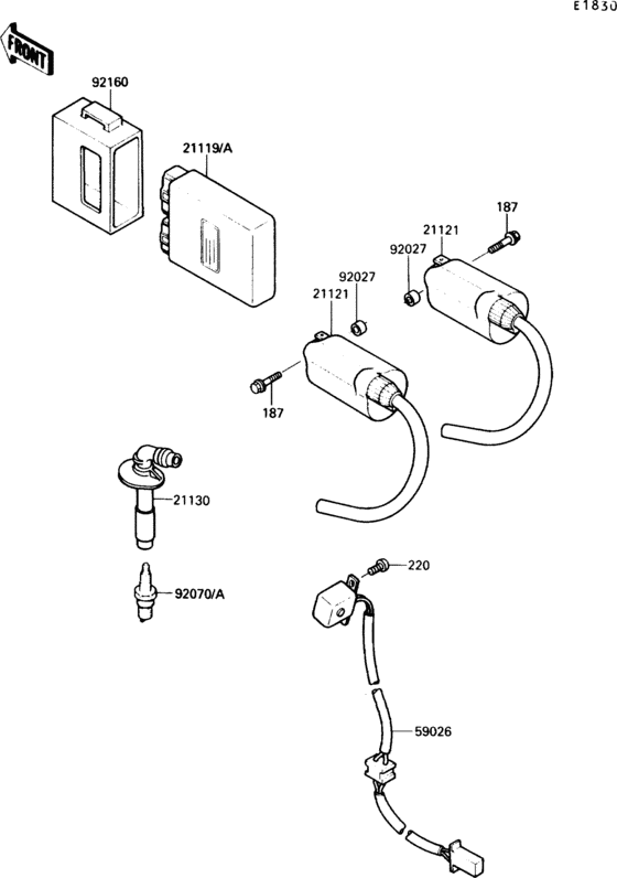 EX250 Система зажигания