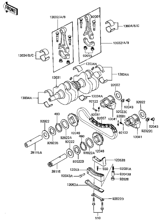 Crankshaft/balancer