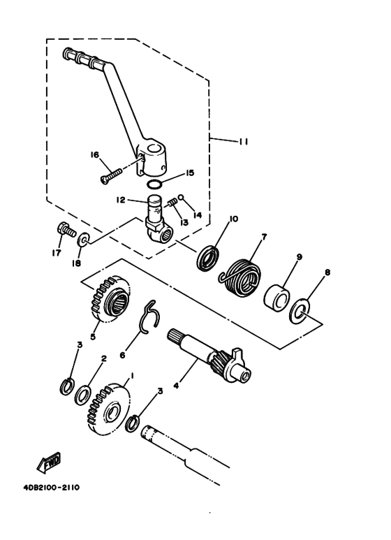 YZ125 Стартер