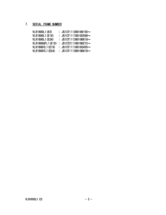 VLR1800 Catalog preface