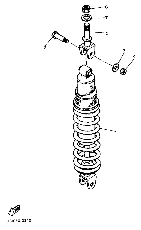 FZR400RR Задняя подвеска