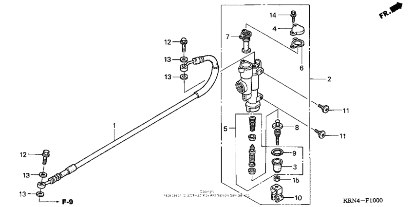  Задний тормозной цилиндр