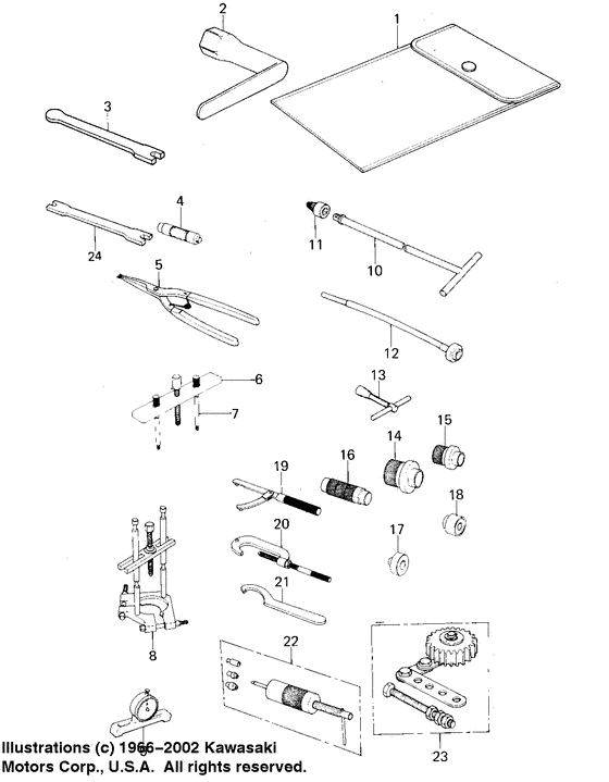 Owner tools/special service tools