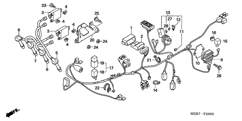 Harness wire