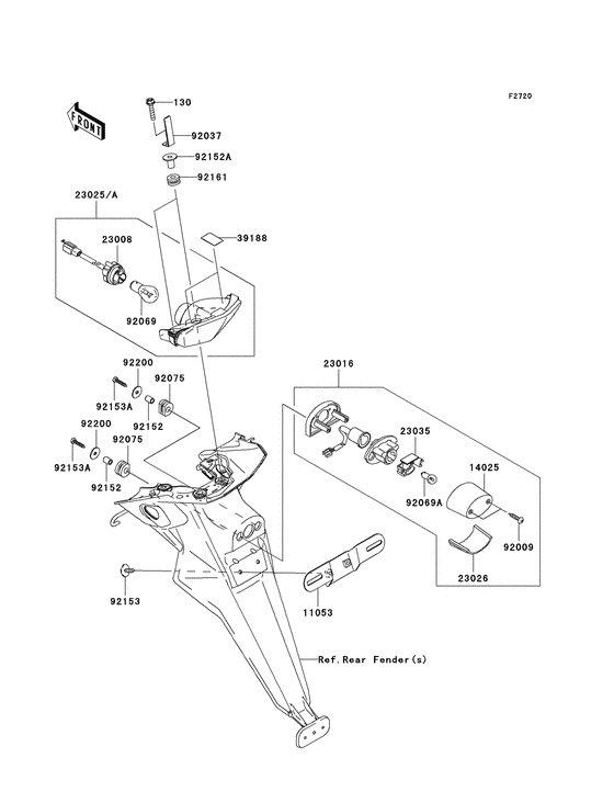 Taillight unit ass`y