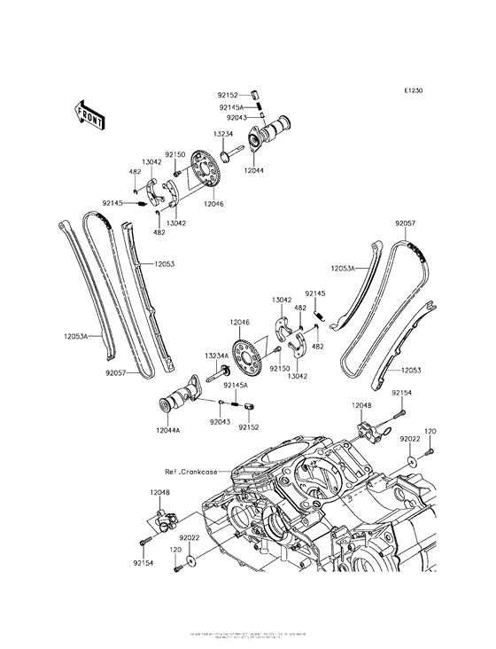 VN1700 Распред вал