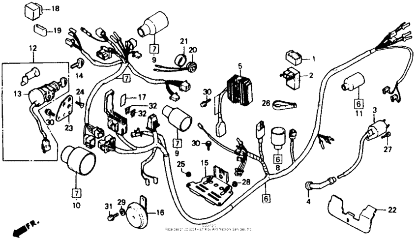 Ch160 wire harness 85