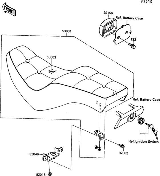 VN1500 Сиденье