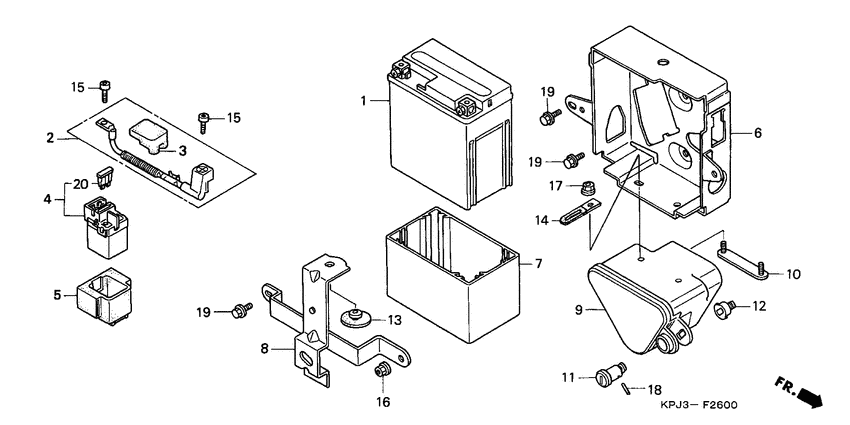 Battery/battery box