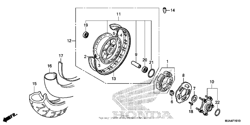 Rear wheel (1)