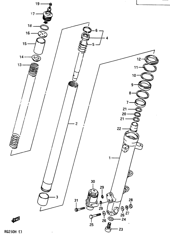 Front rh damper