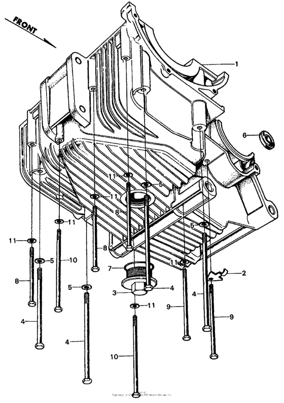 Lower crankcase