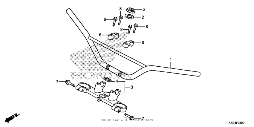 Handlebar + top bridge