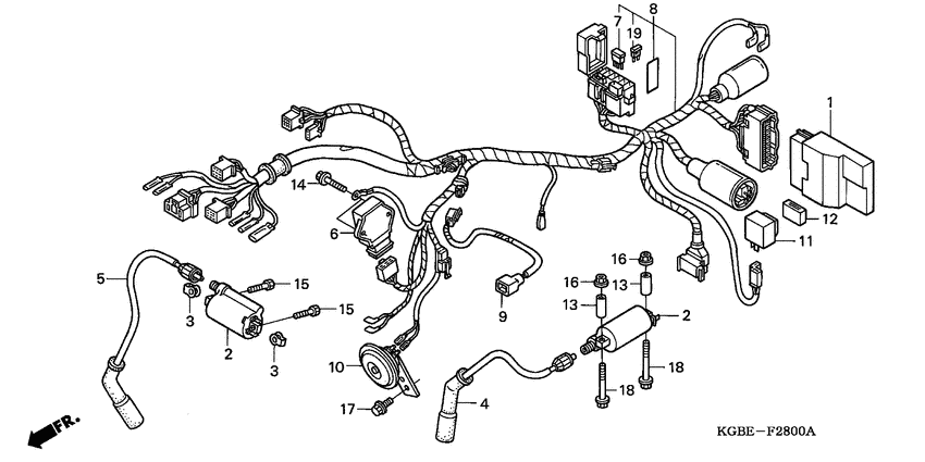 Wire harness/ ignition coil