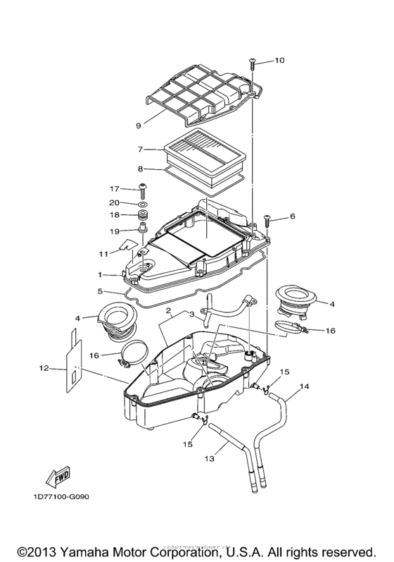 XV1900A Впускная система