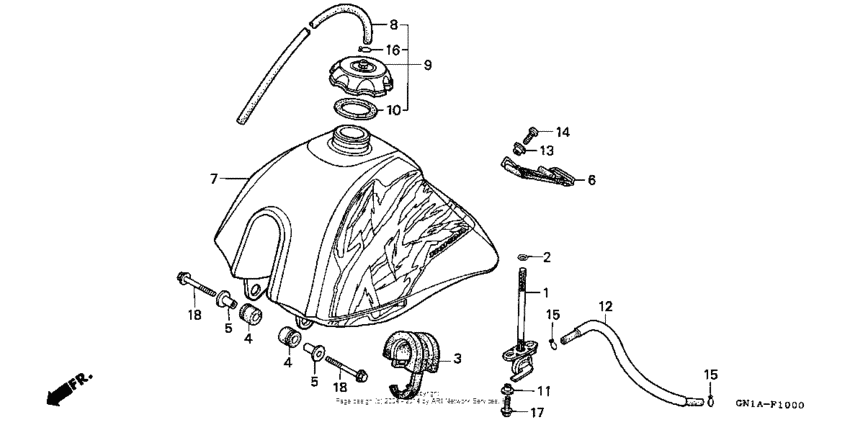 Fuel tank 95-97
