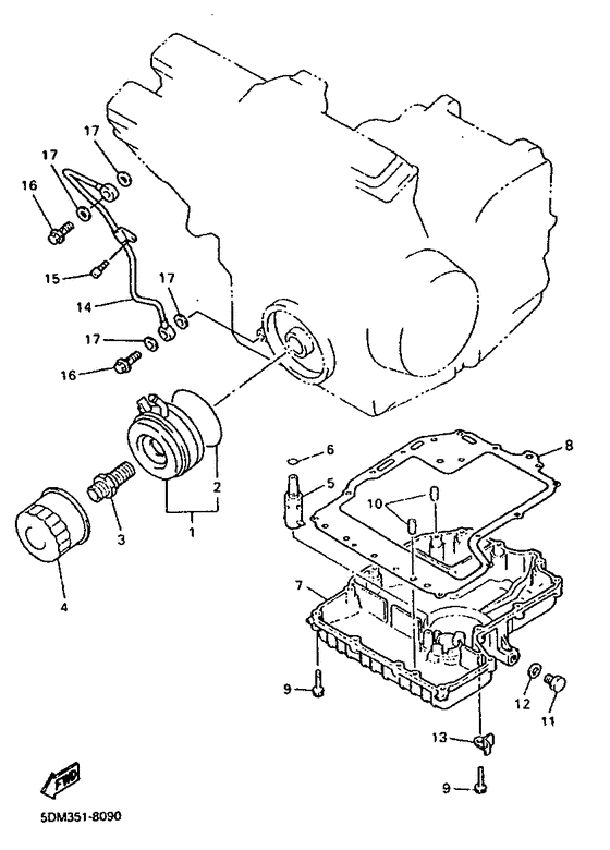 YH50 Масляный картер