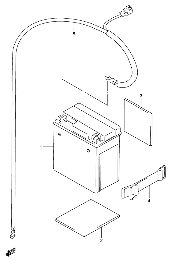 DF125 Аккумулятор