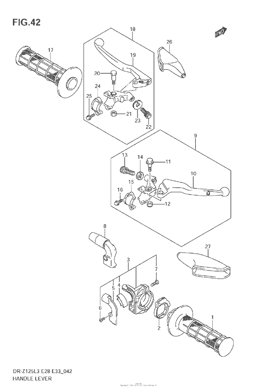 Handle Lever (Dr-Z125L3 E33)