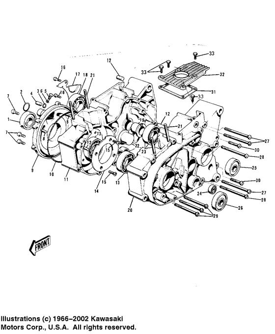  Картер двигателя