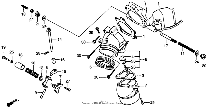Exhaust manifold 85