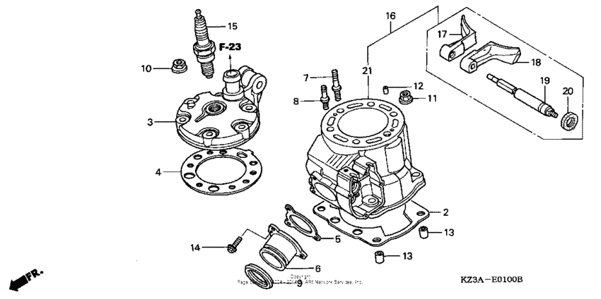 Cylinder head ('02-'04)