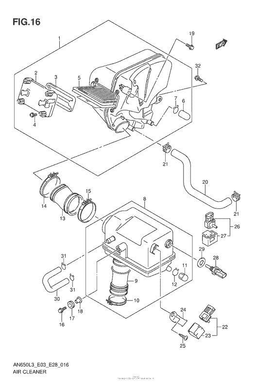 Air Cleaner (An650L3 E33)