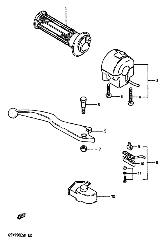 Right handle switch