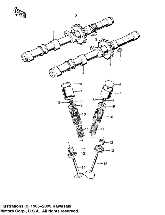 Camshafts/valves
